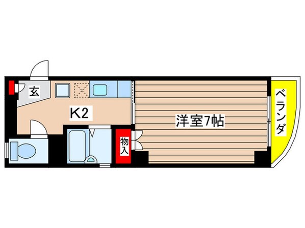 シティブリッジ植田西の物件間取画像